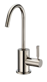 Whitehaus WHFH-C1010-PN Point of Use Cold Water Drinking Faucet with Gooseneck Spout - Polished Nickel