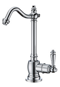 Whitehaus WHFH-C1006-C Point of Use Cold Water Drinking Faucet with Traditional Swivel Spout - Polished Chrome