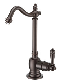 Whitehaus WHFH-C1006-ORB Point of Use Cold Water Drinking Faucet with Traditional Swivel Spout - Oil Rubbed Bronze