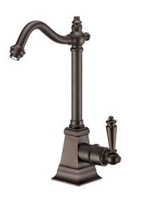 Whitehaus WHFH-C2011-ORB Point of Use Cold Water Drinking Faucet with Traditional Swivel Spout - Oil Rubbed Bronze