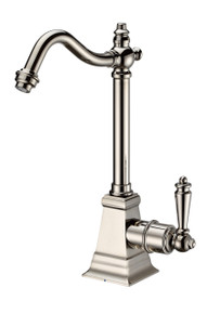 Whitehaus WHFH-C2011-PN Point of Use Cold Water Drinking Faucet with Traditional Swivel Spout - Polished Nickel