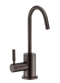 Whitehaus WHFH-H1010-ORB Point of Use Instant Hot Water Drinking Faucet with Gooseneck Spout - Oil Rubbed Bronze
