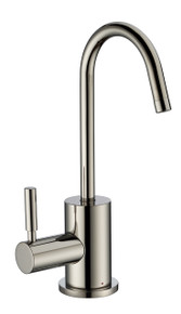 Whitehaus WHFH-H1010-PN Point of Use Instant Hot Drinking Water Faucet with Gooseneck Spout - Polished Nickel