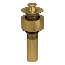 Whitehaus 10.515-B Lift and Turn Drain with Pull-up Plug - Polished Brass