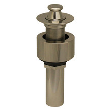 Whitehaus 10.615-PN Lift and Turn Drain with Pull-up Plug for Above Mount Installation - Polished Nickel