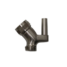 Whitehaus WH179A8-BN Showerhaus Brass Swivel Hand Shower Connector - Use with Mount Model WH172A - Brushed Nickel
