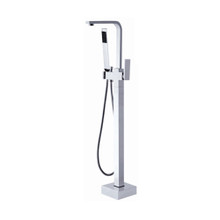 Vanity Art  VA2016-BN Freestanding Tub Filler Faucet With Hand Shower - Brushed Nickel