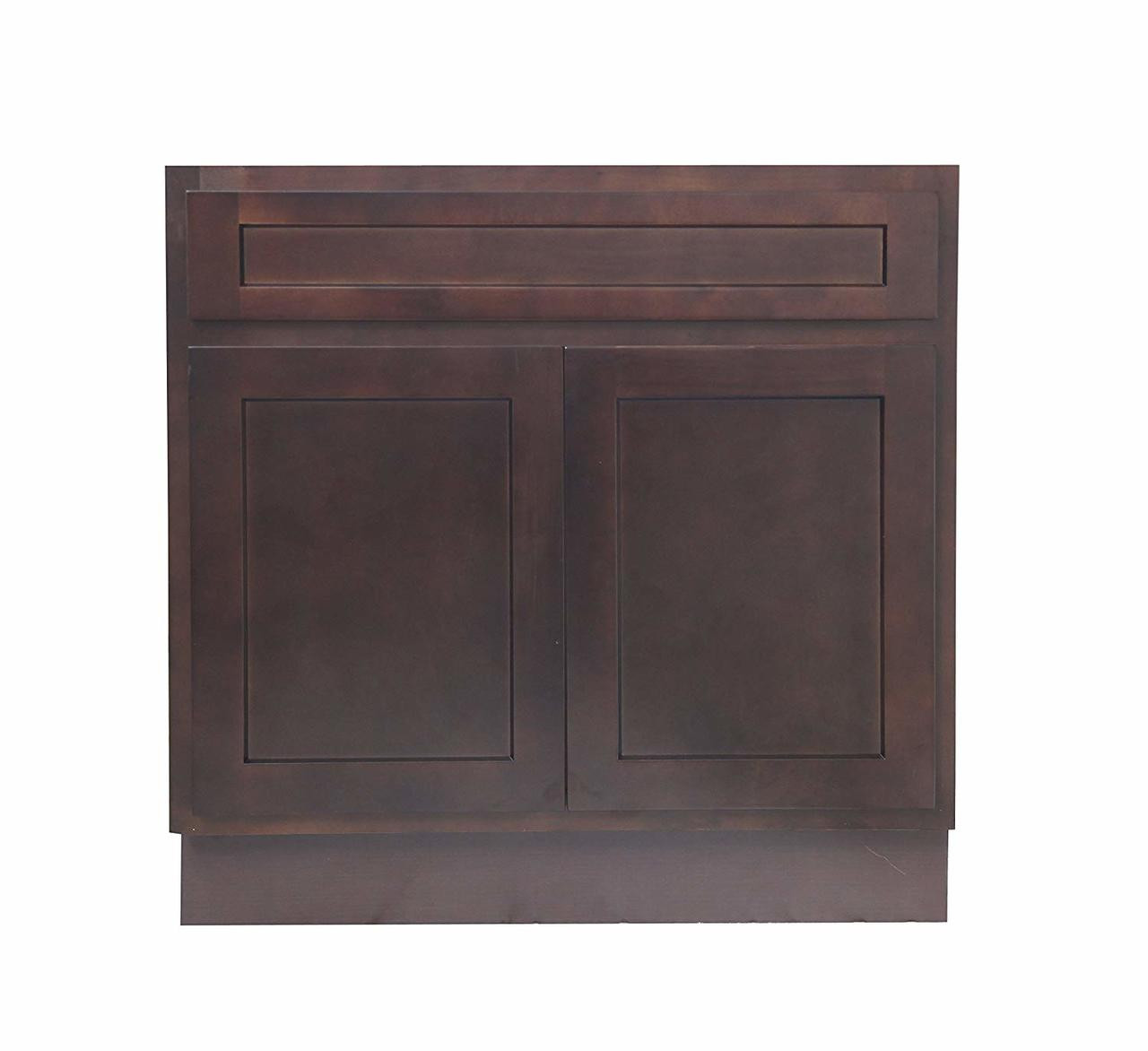 Vanity Art Va4036 2lb 36 Inch Vanity Cabinet Brown