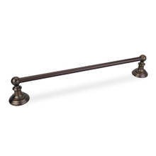 Hardware Resources BHE5-04DBAC Fairview 24 Inch Towel Bar - Brushed Oil Rubbed Bronze