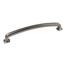Hardware Resources MO6373-12BNBDL Belcastel 13-1/4 Inch L Forged Look Flat Bottom Appliance Pull Handle - Brushed Pewter