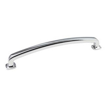 Hardware Resources MO6373-18PC Belcastel 19-1/4 Inch L Forged Look Flat Bottom Appliance Pull Handle - Polished Chrome