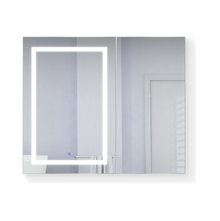 medicine led dimmer defogger cabinet inch krugg mirror x36 bi left cabinets