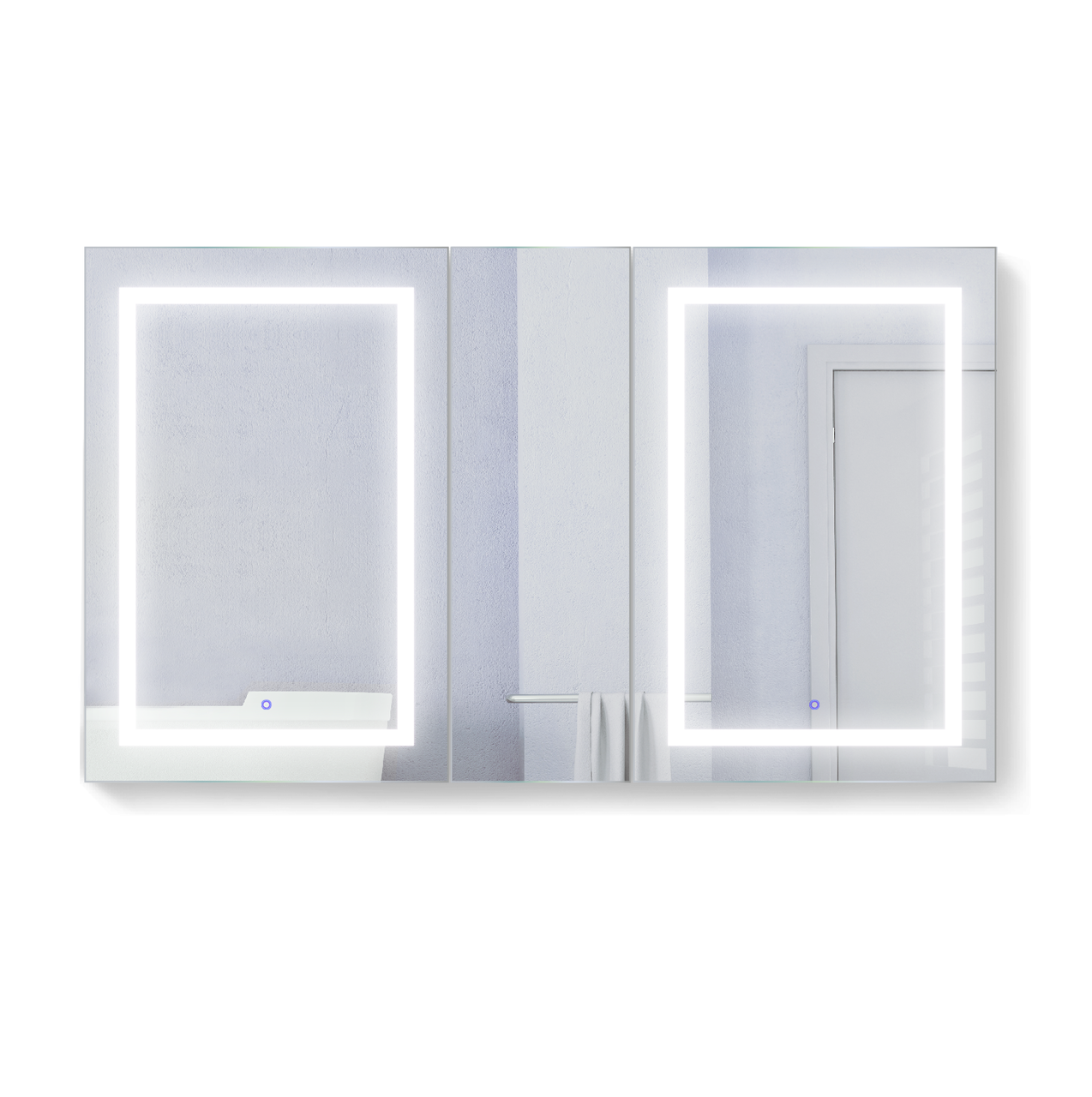 Krugg Svange 6036dlrr Mirror Medicine Cabinet 60 Inch W X 36 Inch