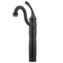 Kingston Brass Single Handle Vessel Sink Faucet with Optional Cover Plate - Oil Rubbed Bronze KB1425GL