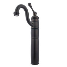 Kingston Brass Single Handle Vessel Sink Faucet with Optional Cover Plate - Oil Rubbed Bronze