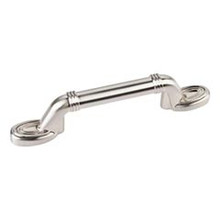 Hardware Resources 110-3SN 5-1/2" Overall Length Spiral Cabinet Pull - Screws Included - Satin Nickel