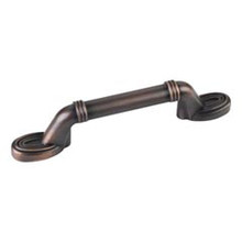 Hardware Resources 110-3DBAC 5-1/2" Overall Length Spiral Cabinet Pull - Screws Included - Brushed Oil Rubbed Bronze