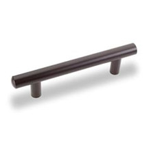 Hardware Resources 146ORB 146 mm (5-3/4") Overall Length 9/16" Diameter Steel Cabinet Bar Pull - 96 mm center-to-center Holes - Screws Included - Dark Bronze