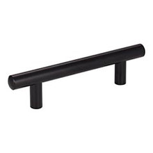 Hardware Resources 152MB 152 mm (6") Overall Length 9/16" Diameter Steel Cabinet Bar Pull - 96 mm center-to-center Holes - Screws Included - Matte Black