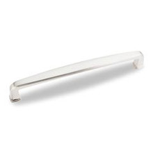Hardware Resources 1092-160SN 6-13/16" Overall Length Plain Square Cabinet Pull - 160 mm center-to-center Holes - Screws Included - Satin Nickel