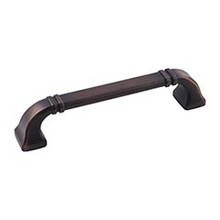Hardware Resources 165-128DBAC 5-13/16" Overall Length Cabinet Pull - Screws Included - 128 mm center-to-center Holes - Brushed Oil Rubbed Bronze