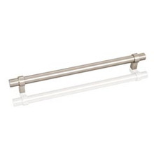 Hardware Resources 5319SN 14-1/8" Overall Length Bar Cabinet Pull 319 mm center-to-center - Screws Included - Satin Nickel