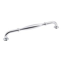 Hardware Resources 658-224PC 9-7/8" Overall Length Cabinet Pull 224 mm center-to-center - Screws Included - Polished Chrome