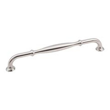 Hardware Resources 658-224SN 9-7/8" Overall Length Cabinet Pull 224 mm center-to-center - Screws Included - Satin Nickel