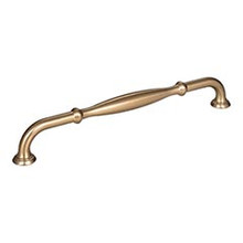 Hardware Resources 658-224SBZ 9-7/8" Overall Length Cabinet Pull 224 mm center-to-center - Screws Included - Satin Bronze