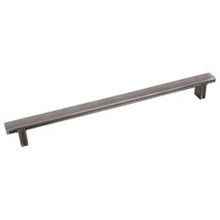 Hardware Resources 867-228BNBDL 10-5/16" Overall Length Rectangle Cabinet Pull - 192 mm center-to-center - Screws Included - Brushed Pewter