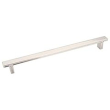 Hardware Resources 867-228NI 10-5/16" Overall Length Rectangle Cabinet Pull - 192 mm center-to-center - Screws Included - Polished Nickel