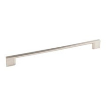 Hardware Resources 635-256SN 11-7/16" Overall Length Cabinet Pull 256 mm center-to-center - Screws Included - Satin Nickel