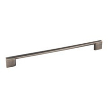 Hardware Resources 635-256BNBDL 11-7/16" Overall Length Cabinet Pull 256 mm center-to-center - Screws Included - Brushed Pewter