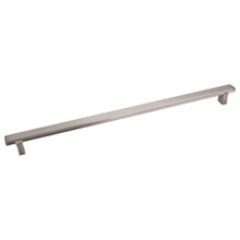 Hardware Resources 867-320SN 13-15/16" Overall Length Rectangle Cabinet Pull 320 mm center-to-center - Screws Included - Satin Nickel