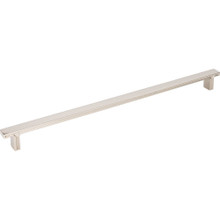 Hardware Resources 867-320NI 13-15/16" Overall Length Rectangle Cabinet Pull 320 mm center-to-center - Screws Included - Polished Nickel