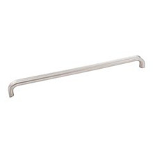 Hardware Resources 667-305SN 12-9/16" Overall Length Cabinet Pull 305 mm center-to-center - Screws Included - Satin Nickel