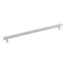 Hardware Resources 293-305NI 13-1/4" Overall Length Square Bar Pull 305 mm center-to-center - Screws Included - Polished Nickel