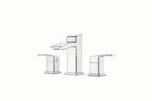 Pfister LG49-DF2C Kenzo Two Handle Widespread Lavatory Faucet -  - Chrome