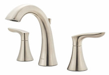 Pfister LG49-WR0K Weller Two Handle Widespread Lavatory Faucet - Brushed Nickel