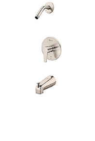 Pfister R89-070K Pfirst Modern Tub and Shower Faucet Trim, Less Showerhead - Brushed Nickel