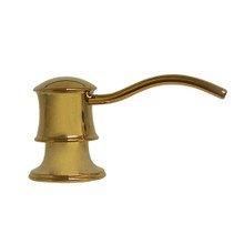 Whitehaus WHSD45N-B Solid Brass Soap/Lotion Dispenser - Polished Brass