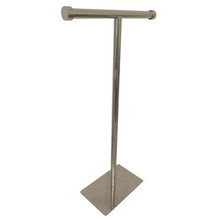 Kingston Brass CC8108 Freestanding Toilet Paper Holder Stand - Satin Nickel