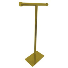 Kingston Brass CC8102 Freestanding Toilet Paper Holder Stand - Polished Brass