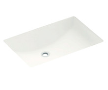 Swanstone UC01913.010 13 x 19  Vanity Single Bowl Sink in White
