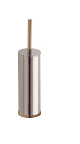 Valsan 67598PV Porto Freestanding Toilet Brush Holder - Polished Brass