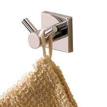 Valsan 67612GD Braga Bathroom Robe Double Hook - Gold