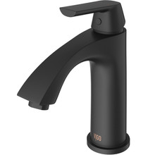 VIGO VG01028MB Penela Single Hole Bathroom Faucet In Matte Black