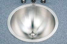 Hamat HALO 16 3/4" Topmount Lav Conical Bowl Sink - Stainless Steel