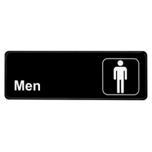 Alpine Men's Restroom Sign, 3 in. x 9 in.