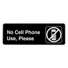 Alpine No Cell Phone Use, Please Sign, 3 in. x 9 in.